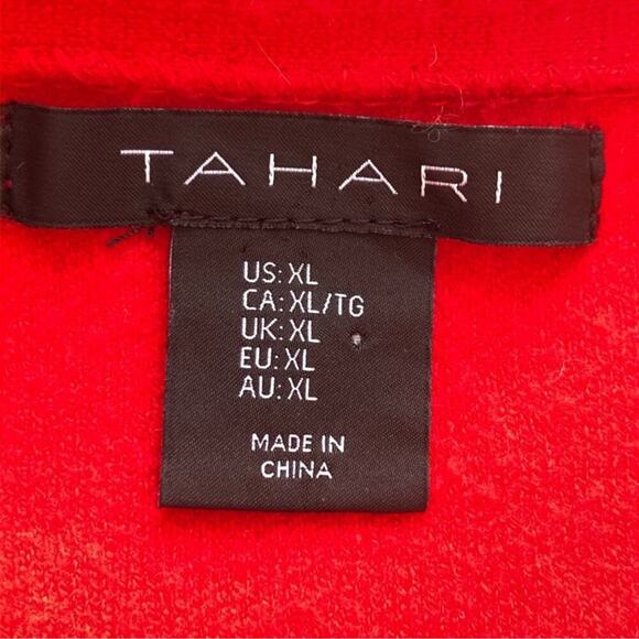 Tahari Sweater 3/4 Length Sleeve Nautical Stripe Crew Neck Size XL - Picture 8 of 13